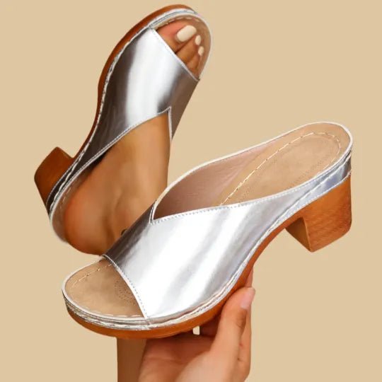 Elisabeth - Warm Chunky Heel Orthopedic Sandals