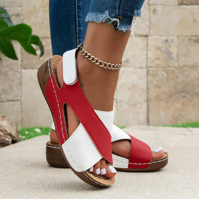 Valeska - Womens Orthopedic Cross Strap Sandals