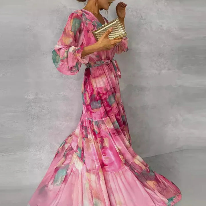 Sloane - Romantic Maxi Floral Dress