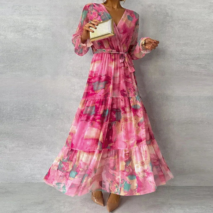 Sloane - Romantic Maxi Floral Dress
