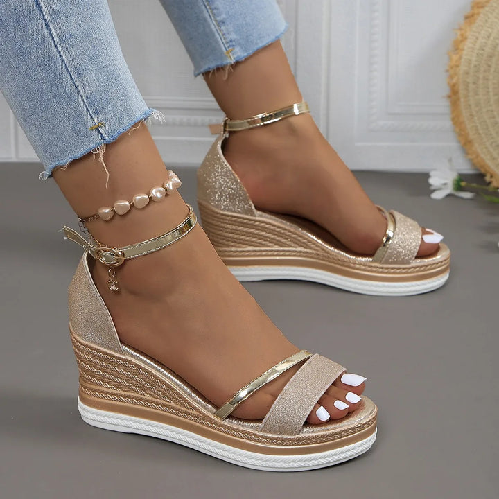 Esmae - Stylish Cushioned Footbed Orthopedic Sandals