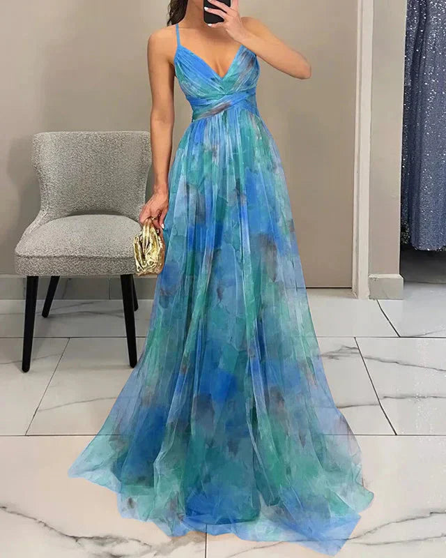 Jaycee - Stylish Warm Printed Maxi Floral Dress