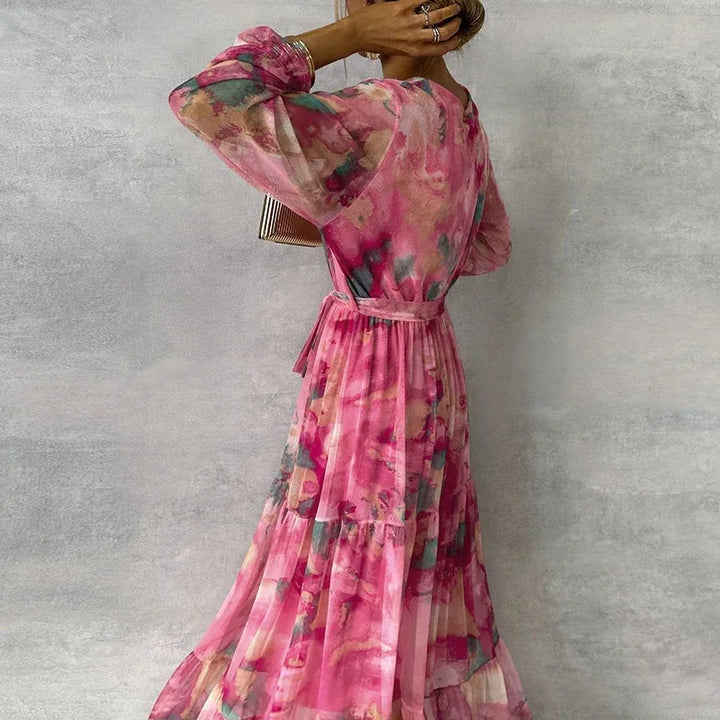 Sloane - Romantic Maxi Floral Dress