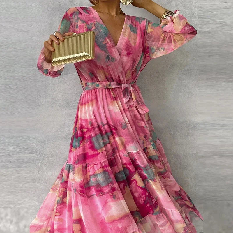 Sloane - Romantic Maxi Floral Dress