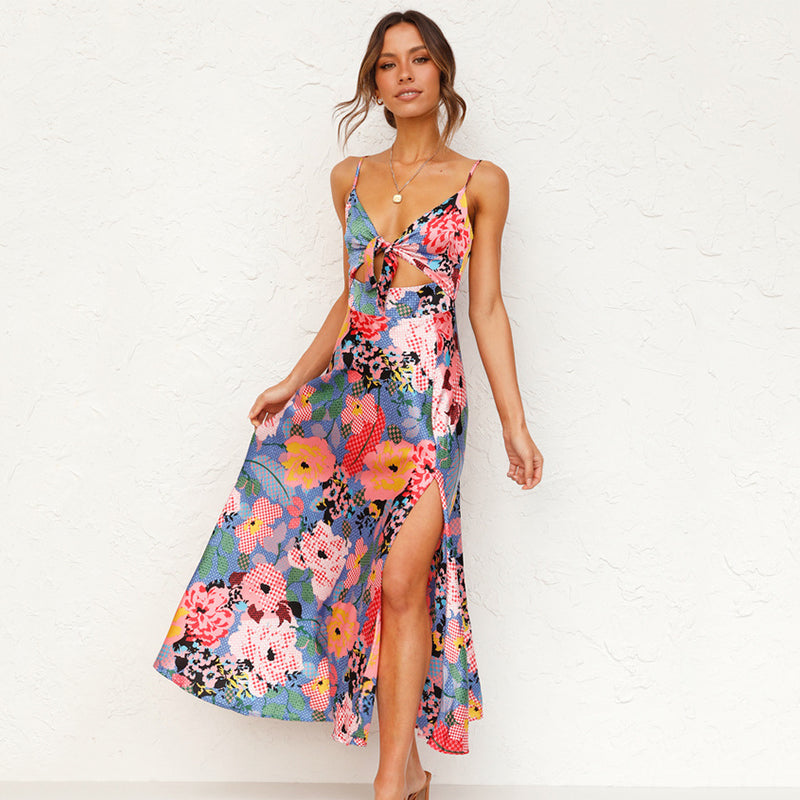 Thora - Printed Wedding Guest Maxi Dress