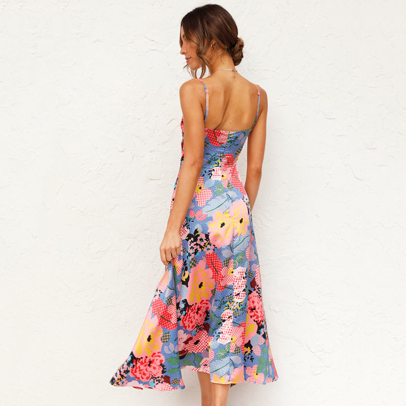 Thora - Printed Wedding Guest Maxi Dress