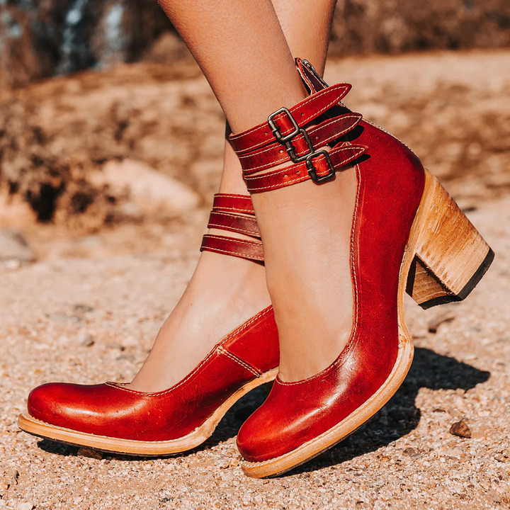 Carra - Block Heel Ankle Shoes
