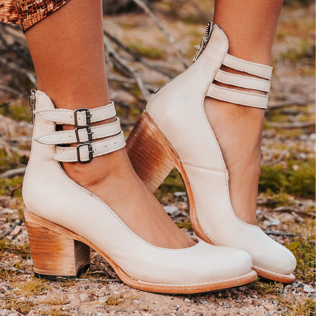 Carra - Block Heel Ankle Shoes