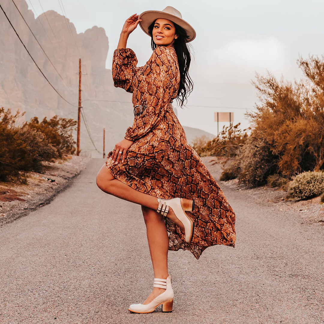 Carra - Block Heel Ankle Shoes