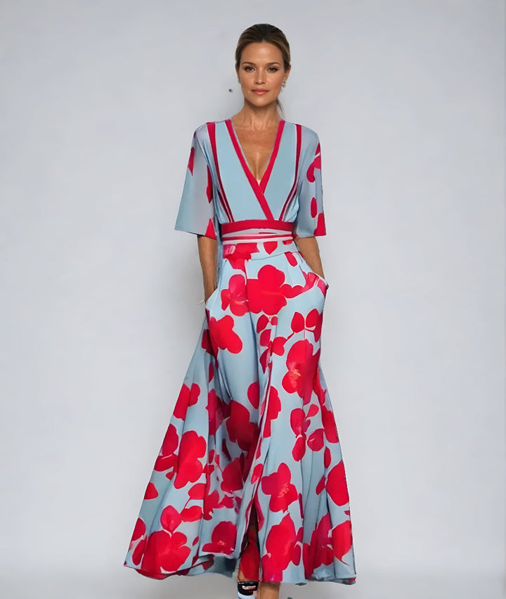 Scarlet - Romantic Maxi Floral Dress