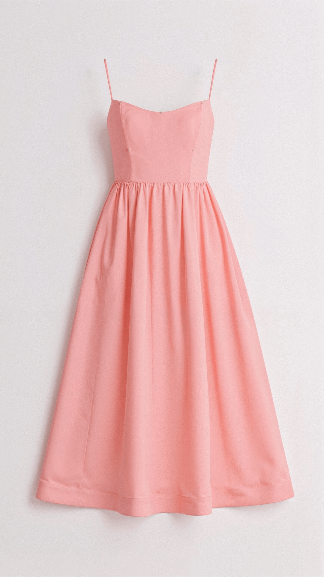 Charli - Warm Ascot Neck White Midi Dress