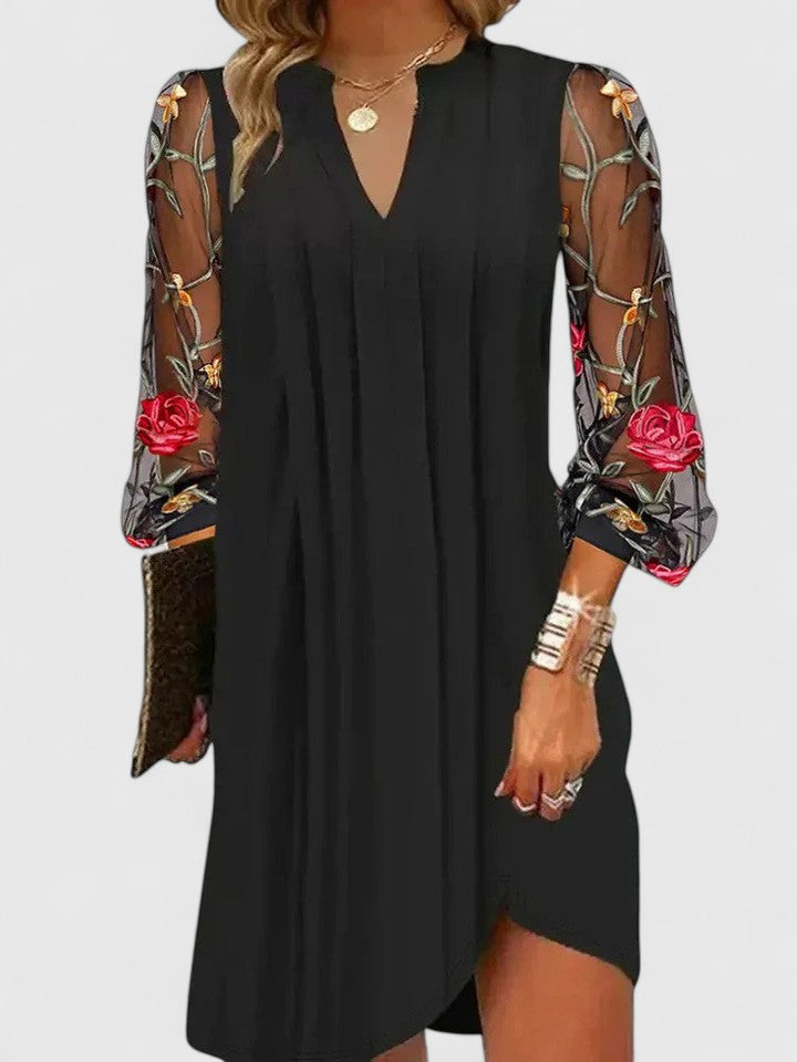 Esme - Sophisticated Mini Dress | Black