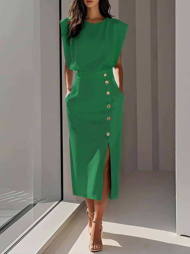 Giuliana | Refined Charm Midi Dress