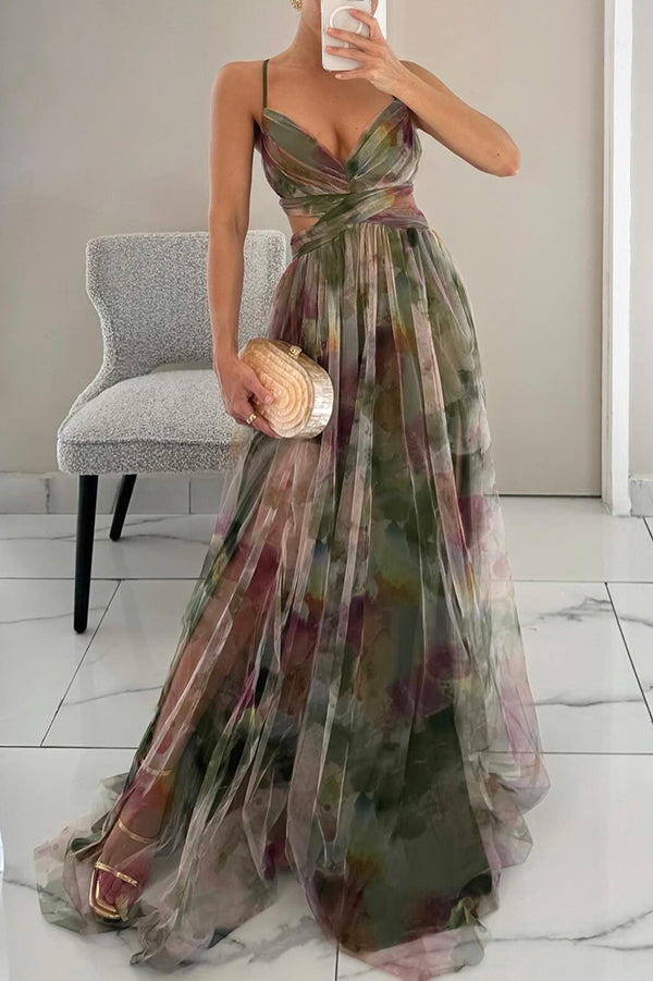 Jaycee - Stylish Warm Printed Maxi Floral Dress