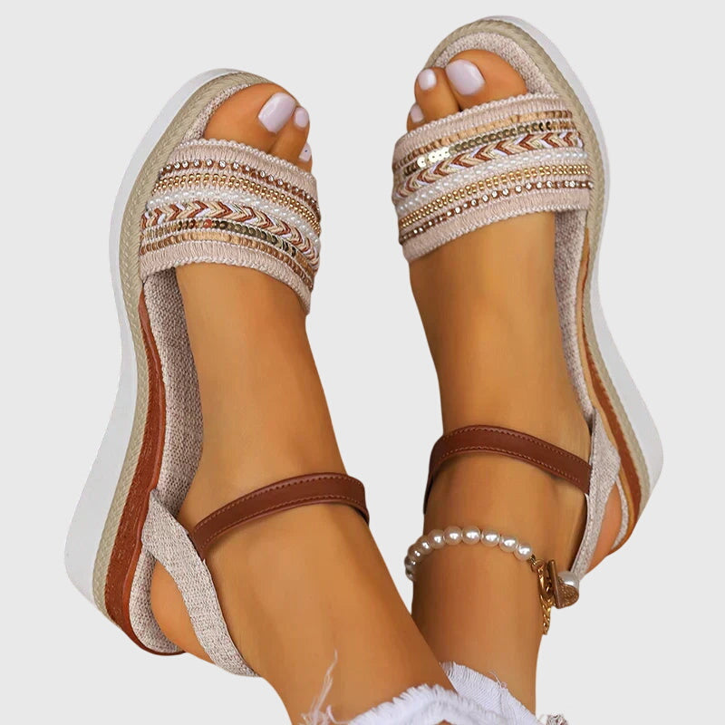 Lilah - Ankle Strap Orthopedic Sandals
