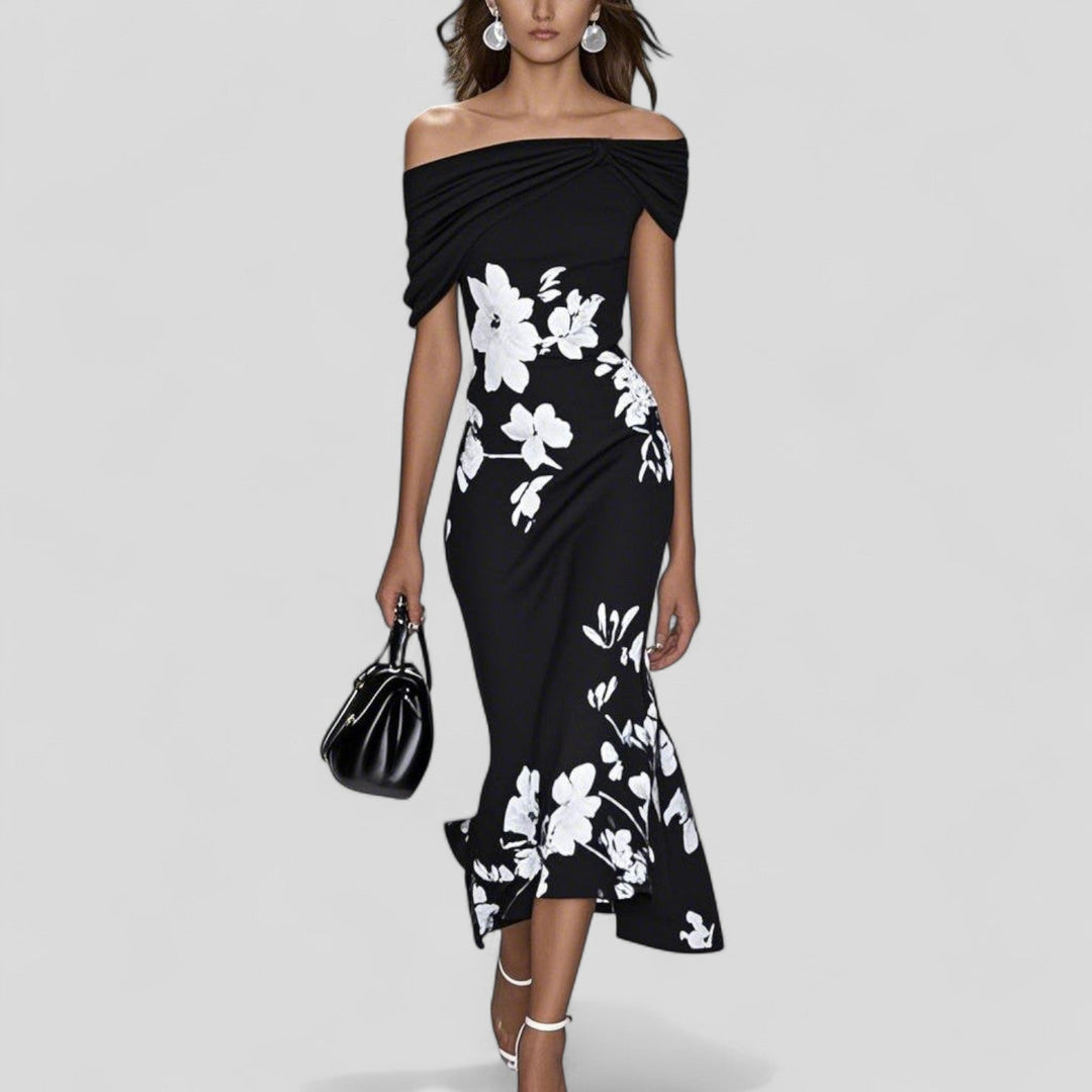 Elspie - Elegant Midi Dress