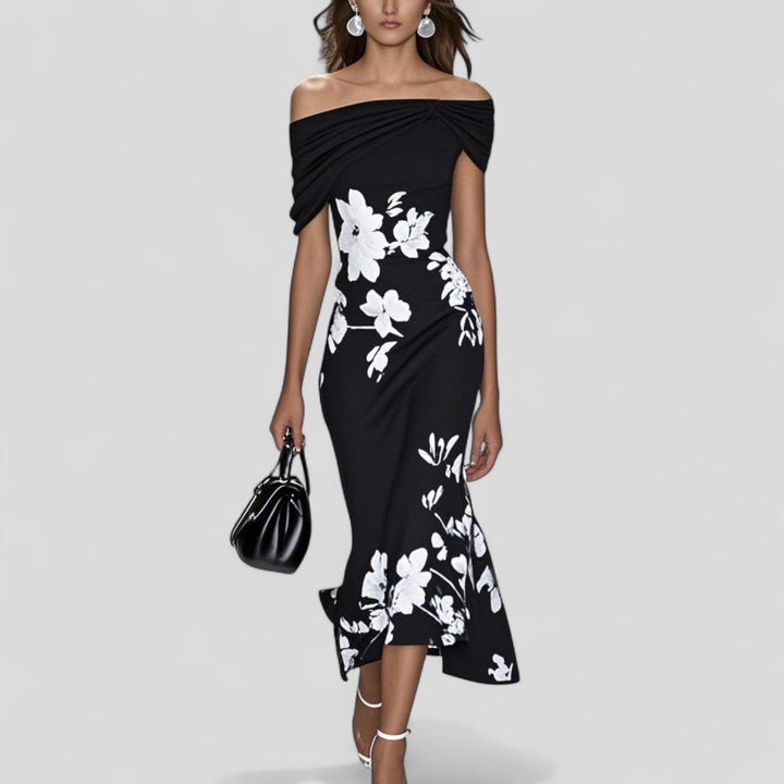 Elspie - Elegant Midi Dress