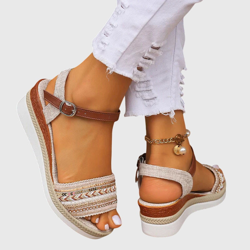 Lilah - Ankle Strap Orthopedic Sandals
