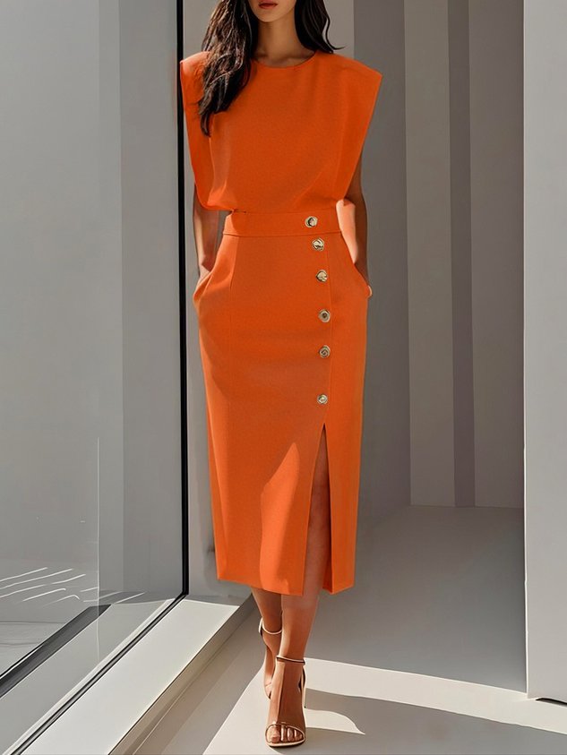 Giuliana | Refined Charm Midi Dress