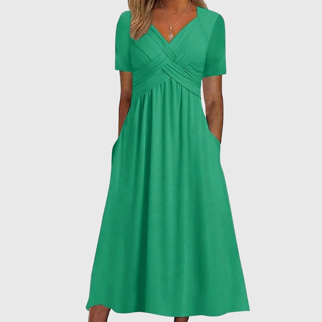 Clea - Midi Dress With Tummy Control