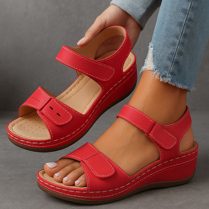 Una - Orthopedic Sandals with Wedge Heel