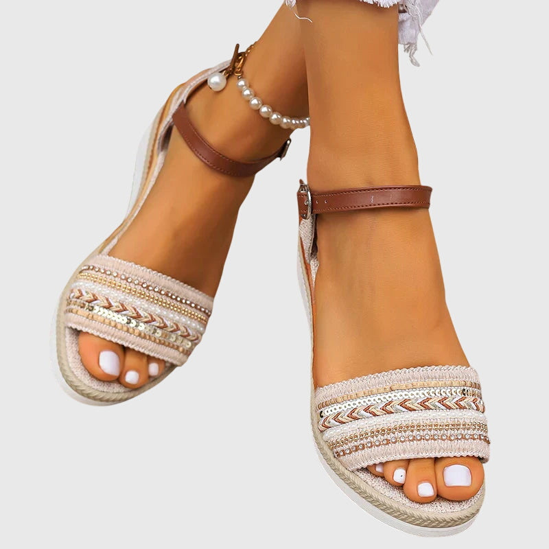 Lilah - Ankle Strap Orthopedic Sandals