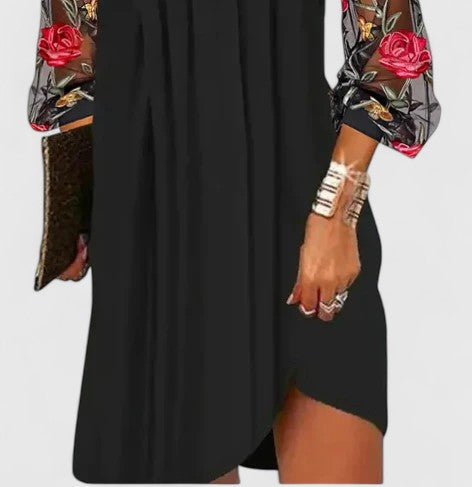 Esme - Sophisticated Mini Dress | Black