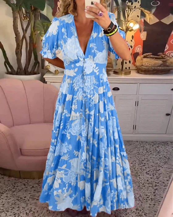 Tori - Romantic Maxi Floral Dress