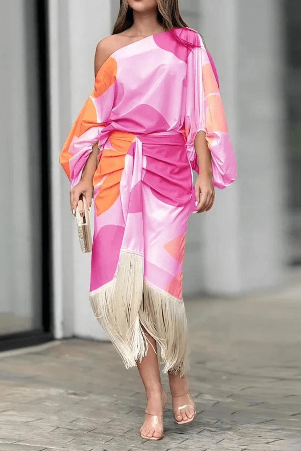 Caterina | Modern Glamour Midi Dress