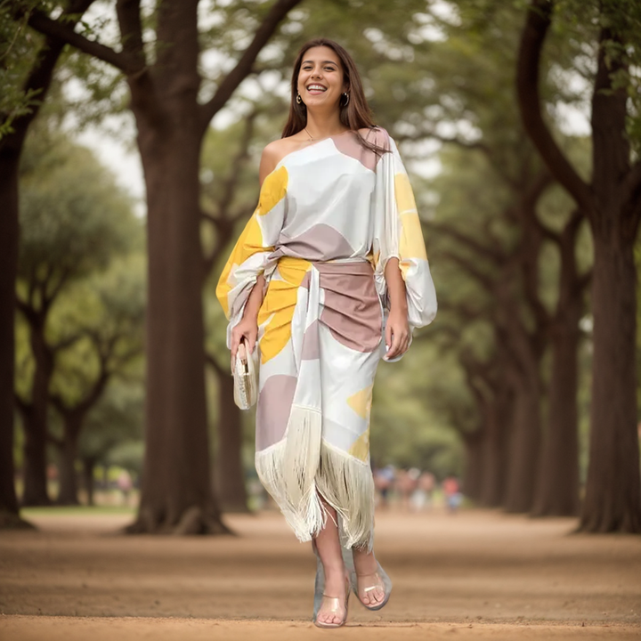 Caterina | Modern Glamour Midi Dress