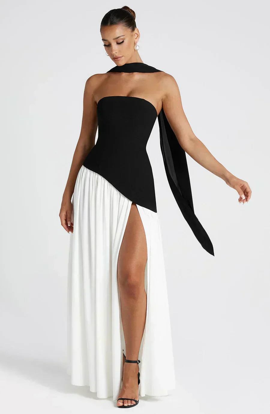 Dulcie - Elegant Wedding Guest Asymmetric Dress
