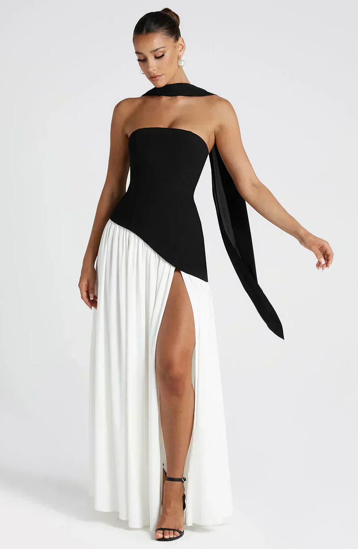 Dulcie - Elegant Wedding Guest Asymmetric Dress