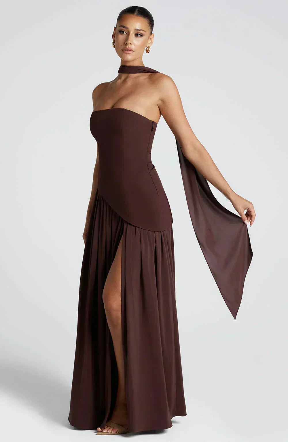Dulcie - Elegant Wedding Guest Asymmetric Dress