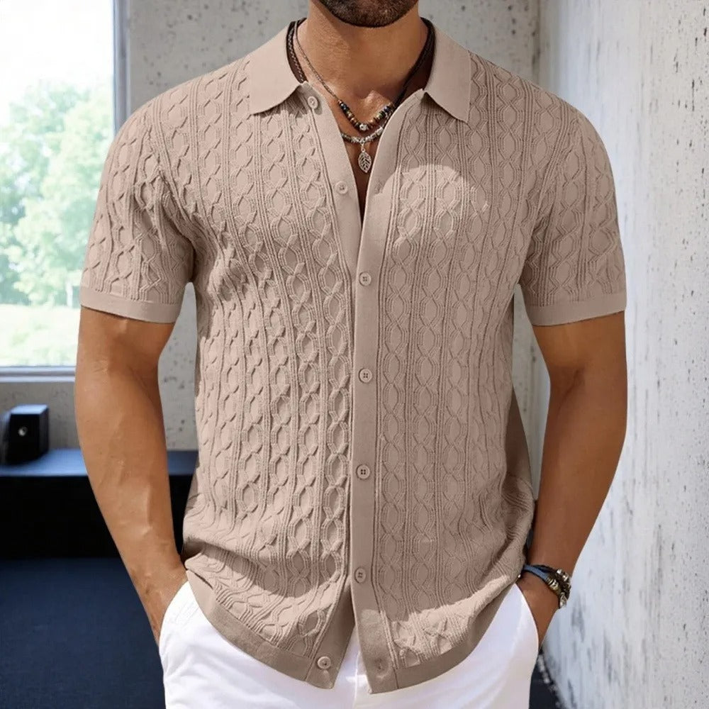 James | Refined Texture Men's Shirt