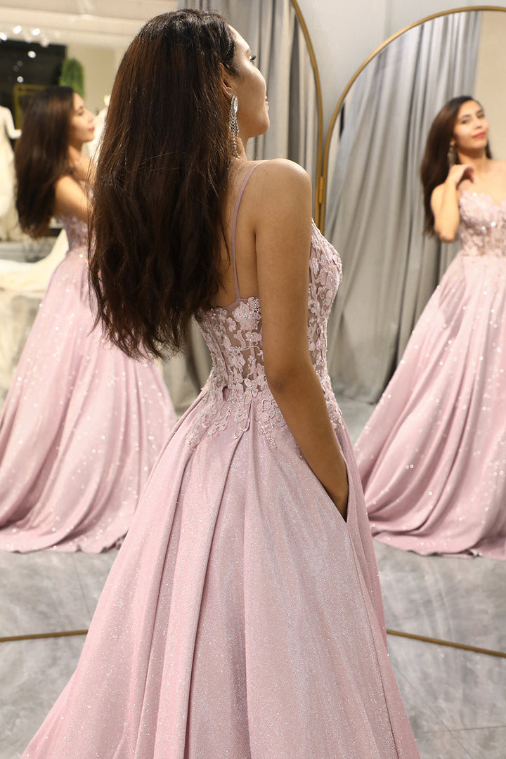Kayleigh - Elegant Embellished Maxi Wedding Guest Dress