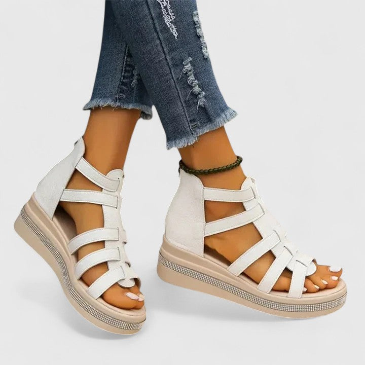 Mira - Glamorous Wedge Orthopedic Sandals