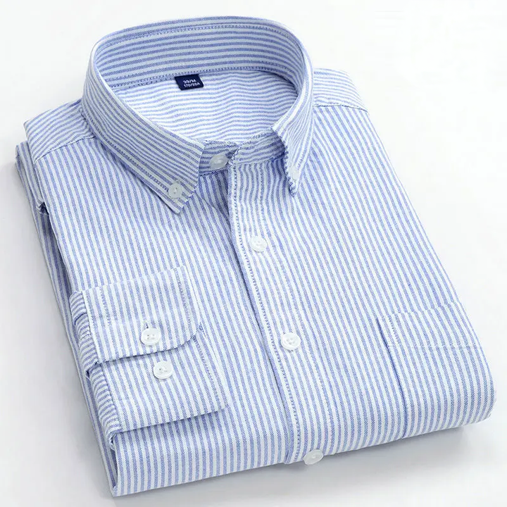 Tristan - Classic Striped Cotton Mens Top