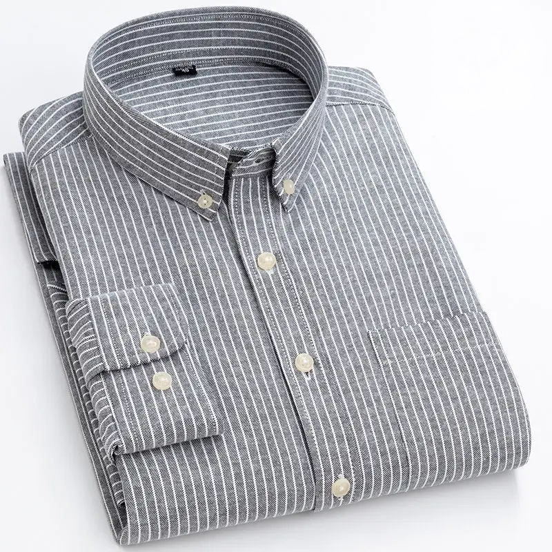 Tristan - Classic Striped Cotton Mens Top
