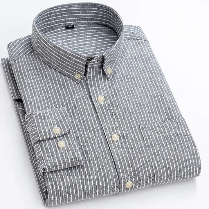Tristan - Classic Striped Cotton Mens Top