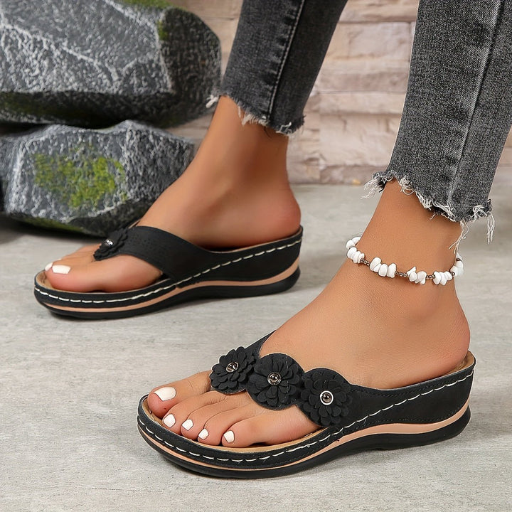 Fiorella | Floral Charm Sandals