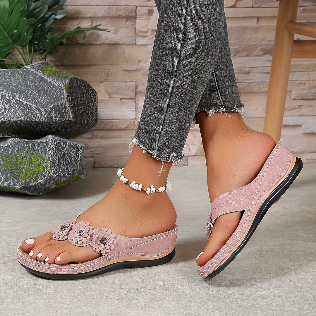 Fiorella | Floral Charm Sandals