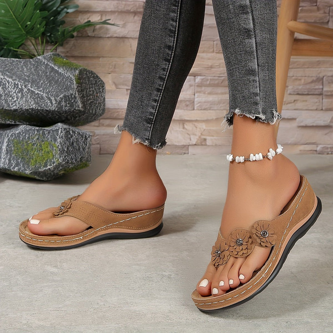 Fiorella | Floral Charm Sandals