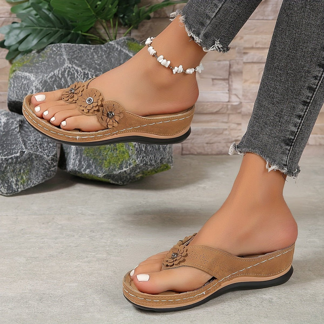 Fiorella | Floral Charm Sandals