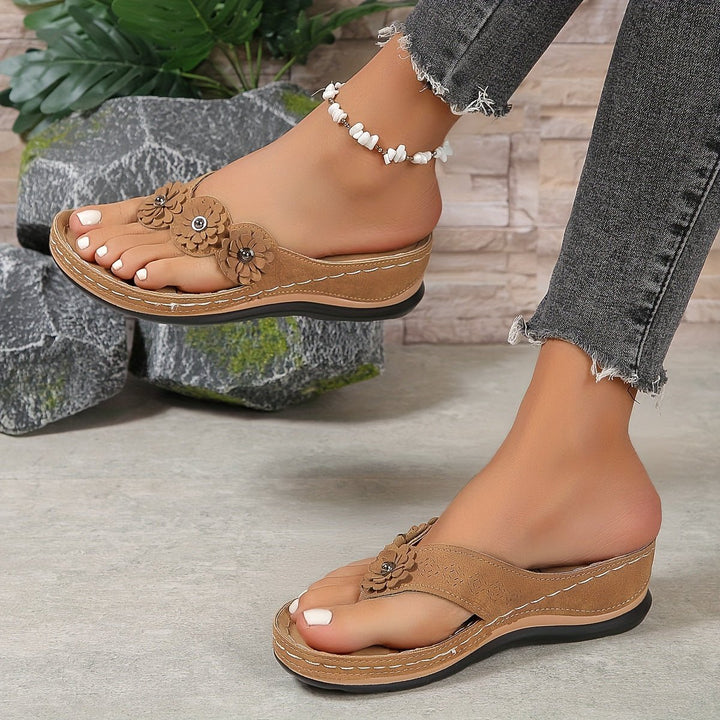Fiorella | Floral Charm Sandals